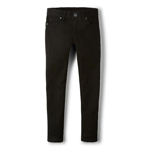 Girls Basic Super Skinny Jeans - Black Wash