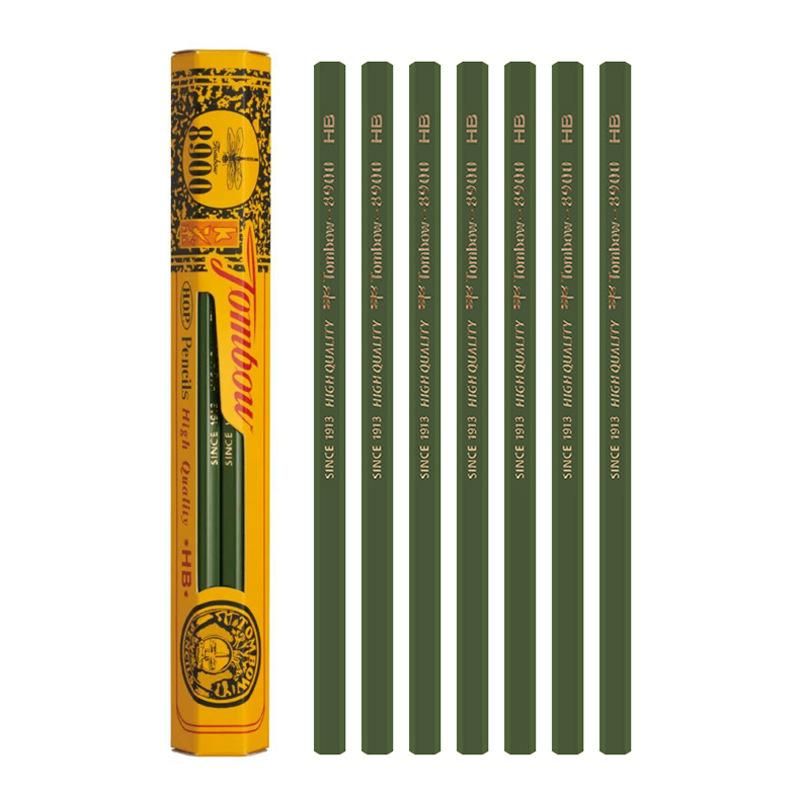 Japan Tombow Dragonfly 10 Th Anniversary Limited 8900hb Hexagonal Green Pole Student Sketch Drawing Examination Pencil