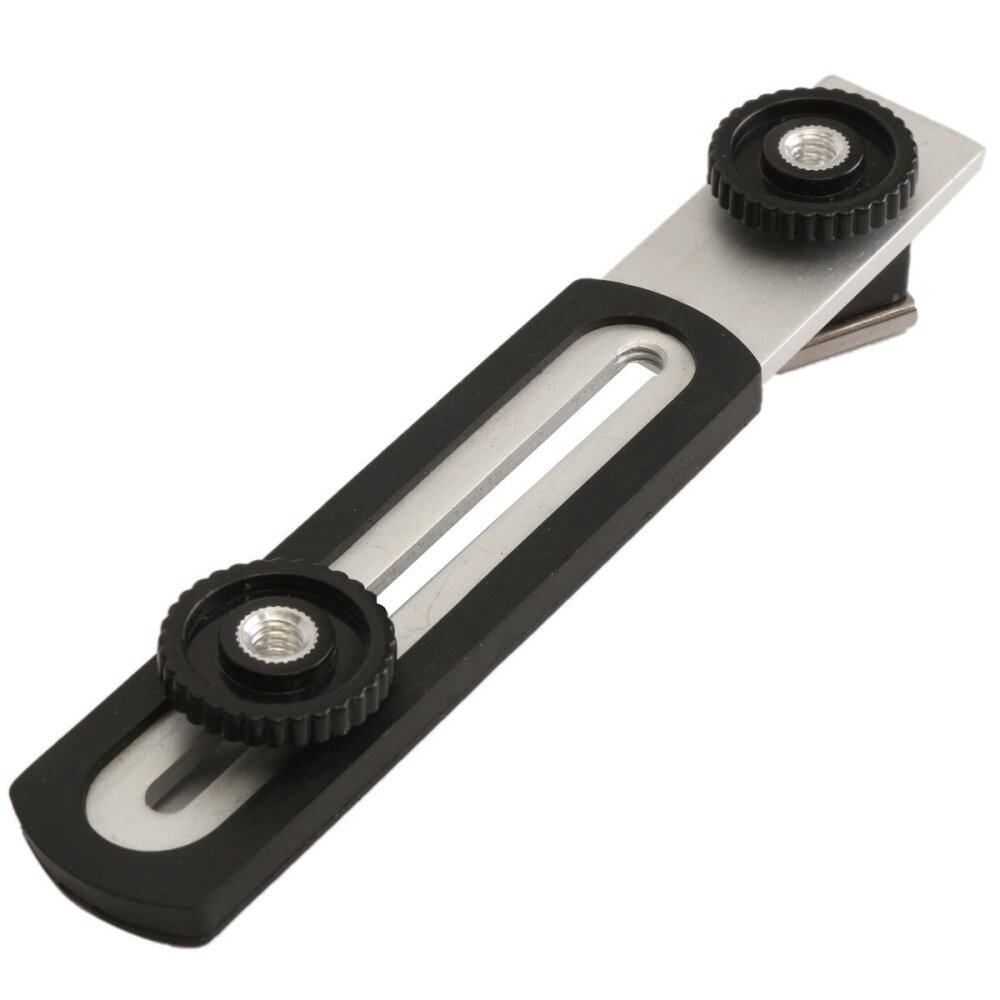 Camera Flash Bracket Hot Cold Shoe Flashgun 1/4" Screw Hole Mount Tripod