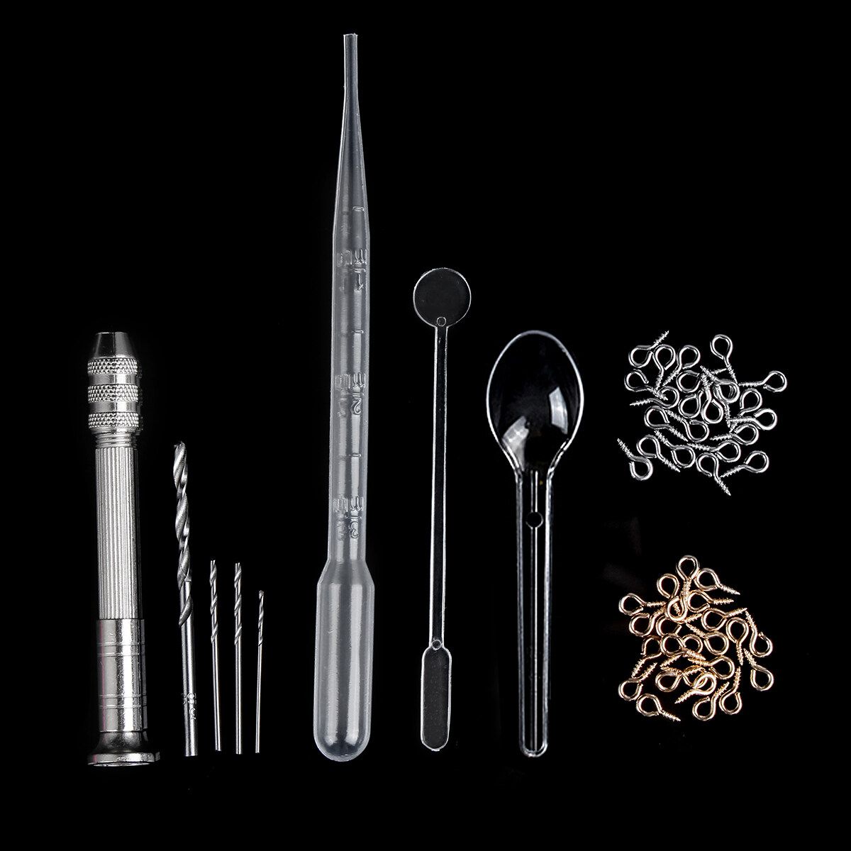 184PCS DIY Jewelry Mould Handmade Crystal Mould Set Resin Silicone Mold Kit