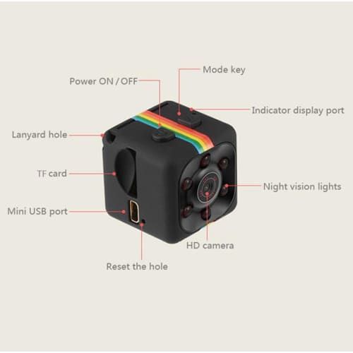 Surveillance Mini Camera Video Recorder SQ11 - Black