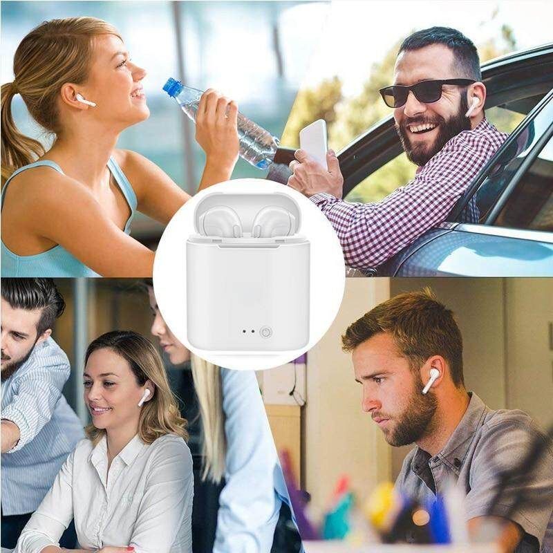 TWS Wireless Bluetooth Earphone Stereo Earbud Headset