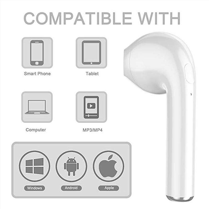 TWS Wireless Bluetooth Earphone Stereo Earbud Headset