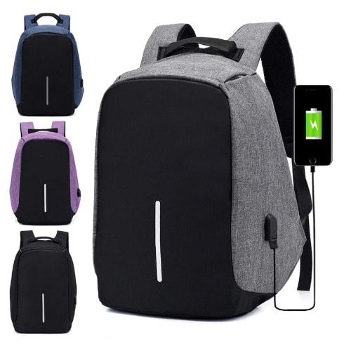 Ipack Anti-theft & USB Laptop Backpack