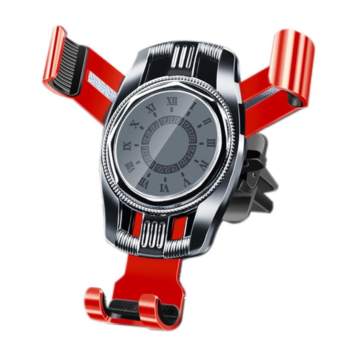 Car Phone Stand Gravity Rebound Car Air Outlet Phone Holder Red