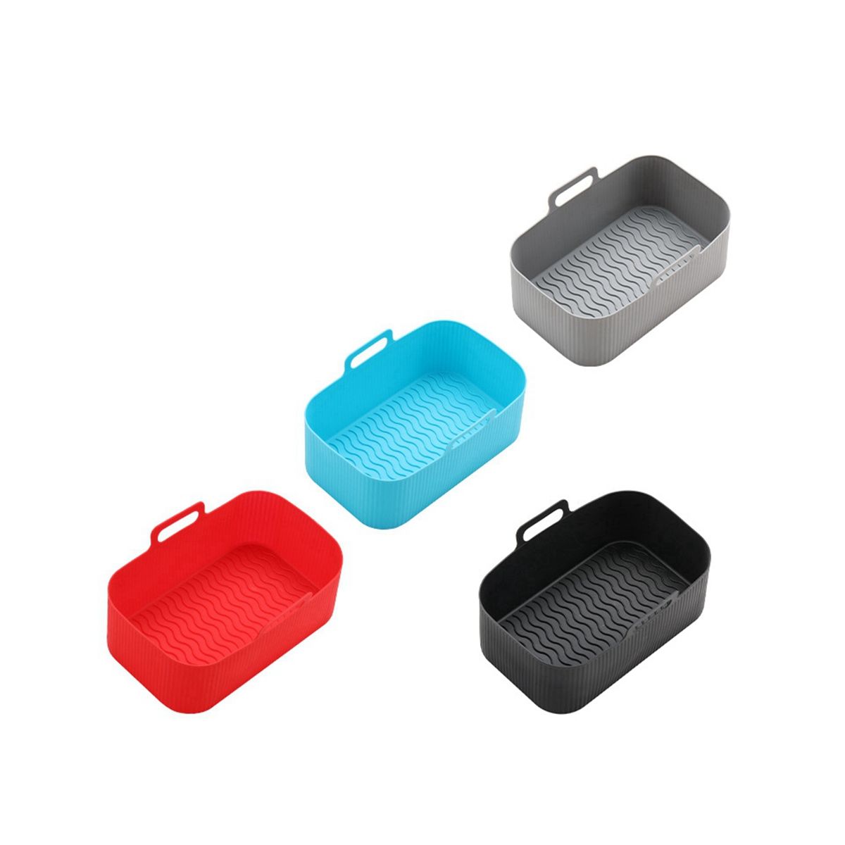8Pcs for Ninja Foodi Silicone Tray Double Basket Oven Pan