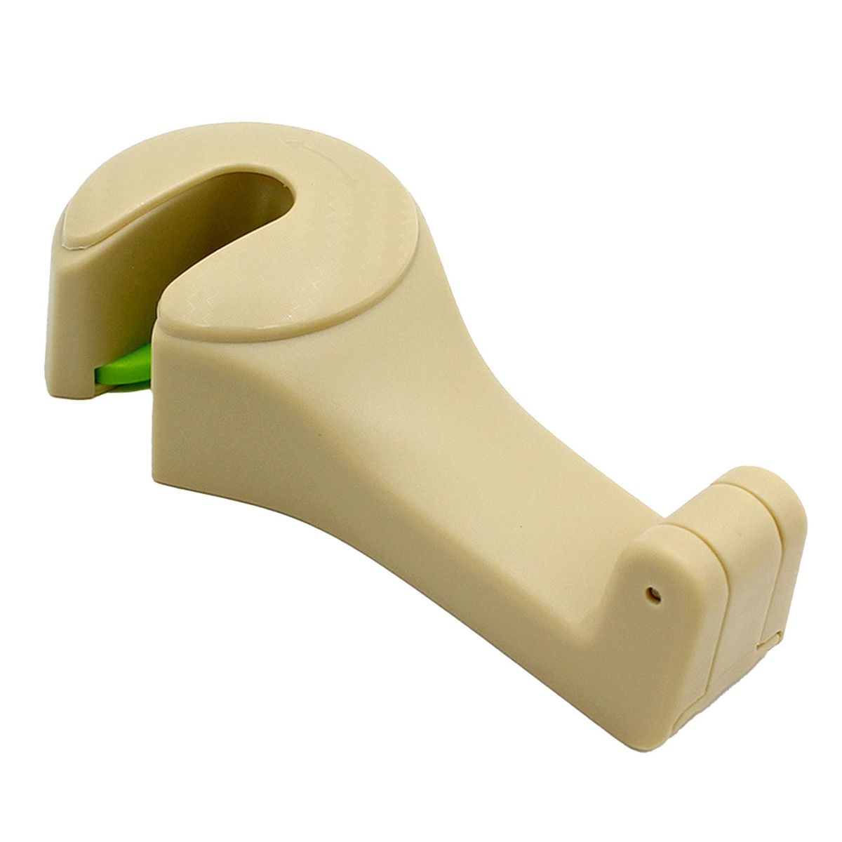 Car Headrest Hook Universal Car Headrest Hook with Phone Holder Beige