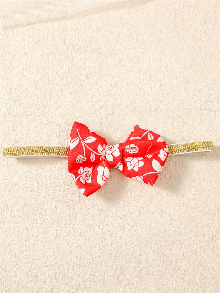 Baby Girl 3-24Months Rabbit Bodysuit+Floral Skirt+Headwear