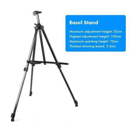 Artist Aluminium Alloy Folding  Easel Adjustable Tripod +