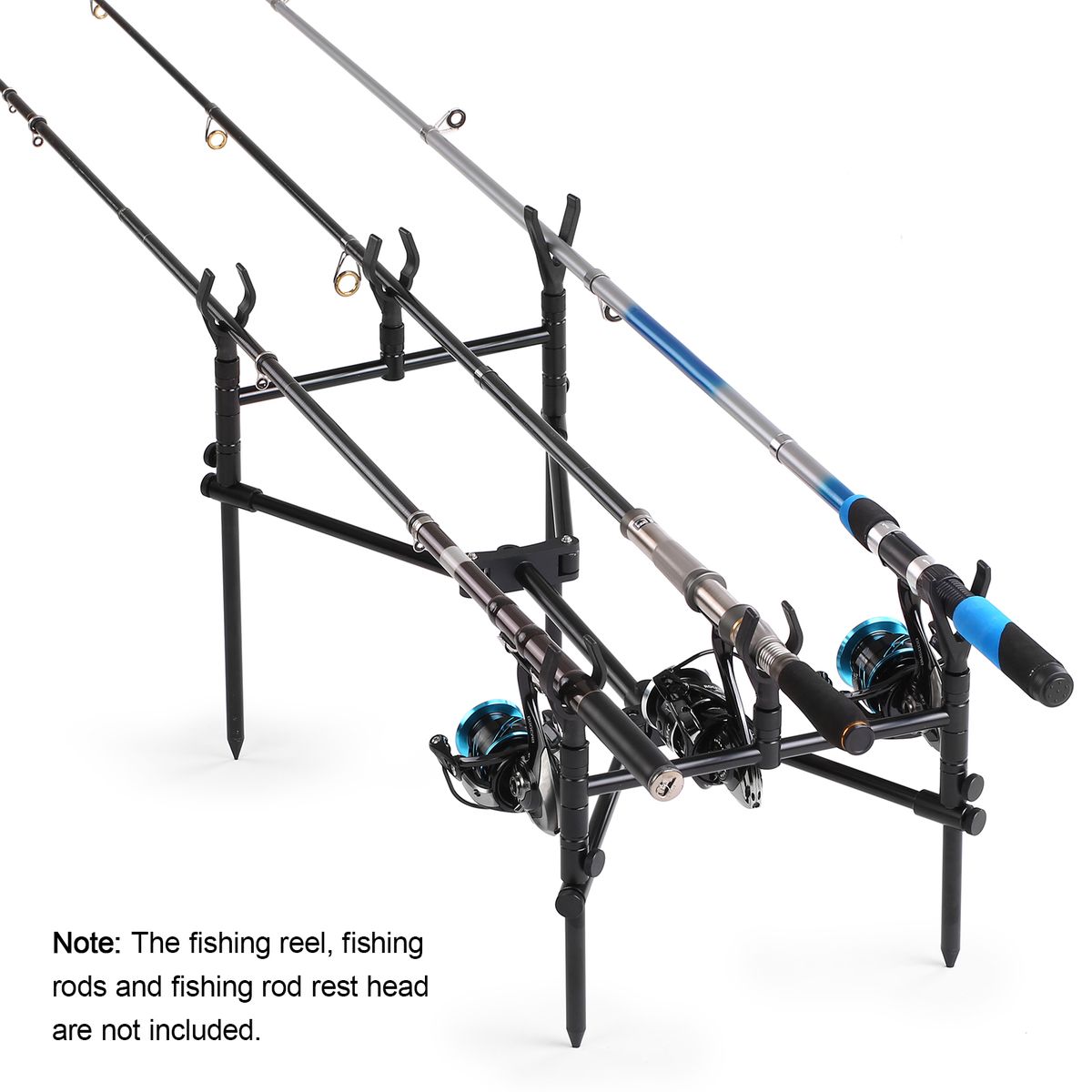 Detachable Fishing Rod Stand Buzz Bar Pole Rest Head Folding