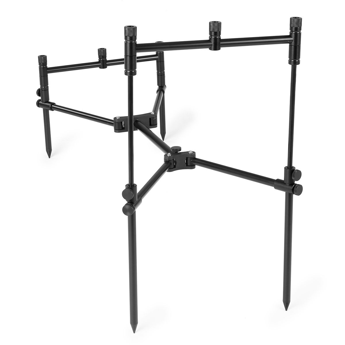 Detachable Fishing Rod Stand Buzz Bar Pole Rest Head Folding