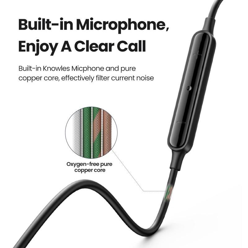 3.5mm Wired Earphones In-Ear Aux Earbuds Handsfree