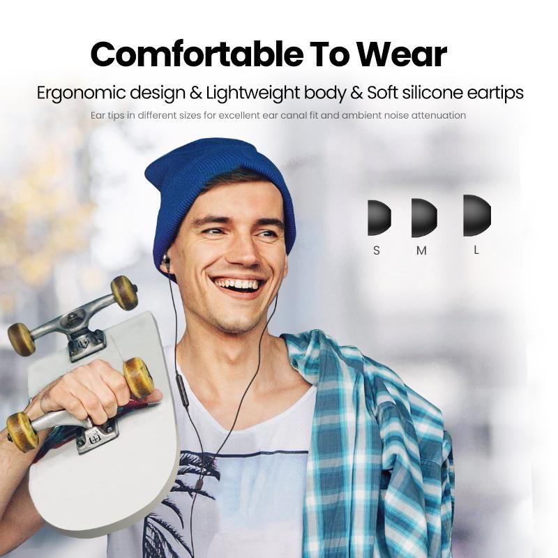 3.5mm Wired Earphones In-Ear Aux Earbuds Handsfree