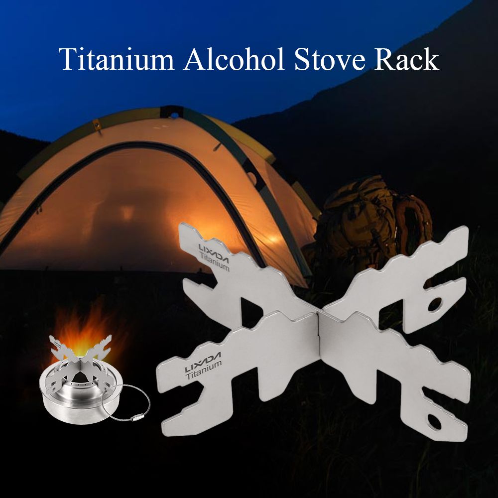 Titanium Alcohol Stove Rack Cross Stand Outdoor