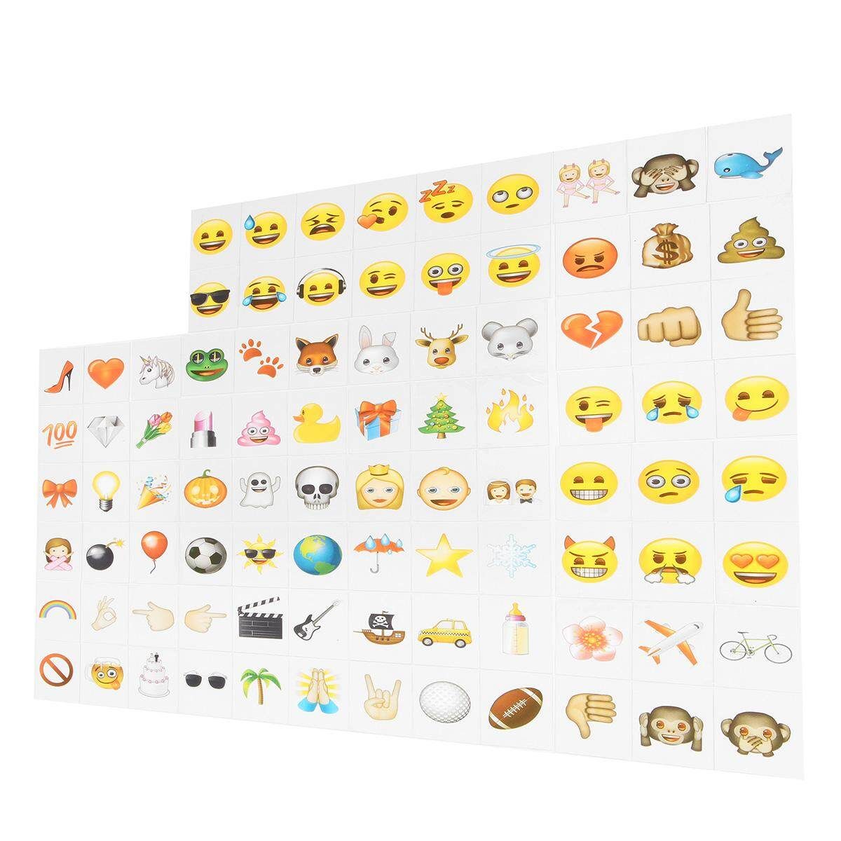 88 Emoji Style Cards Replacement Fit For A6 Cinema Letter Cinematic Light Box