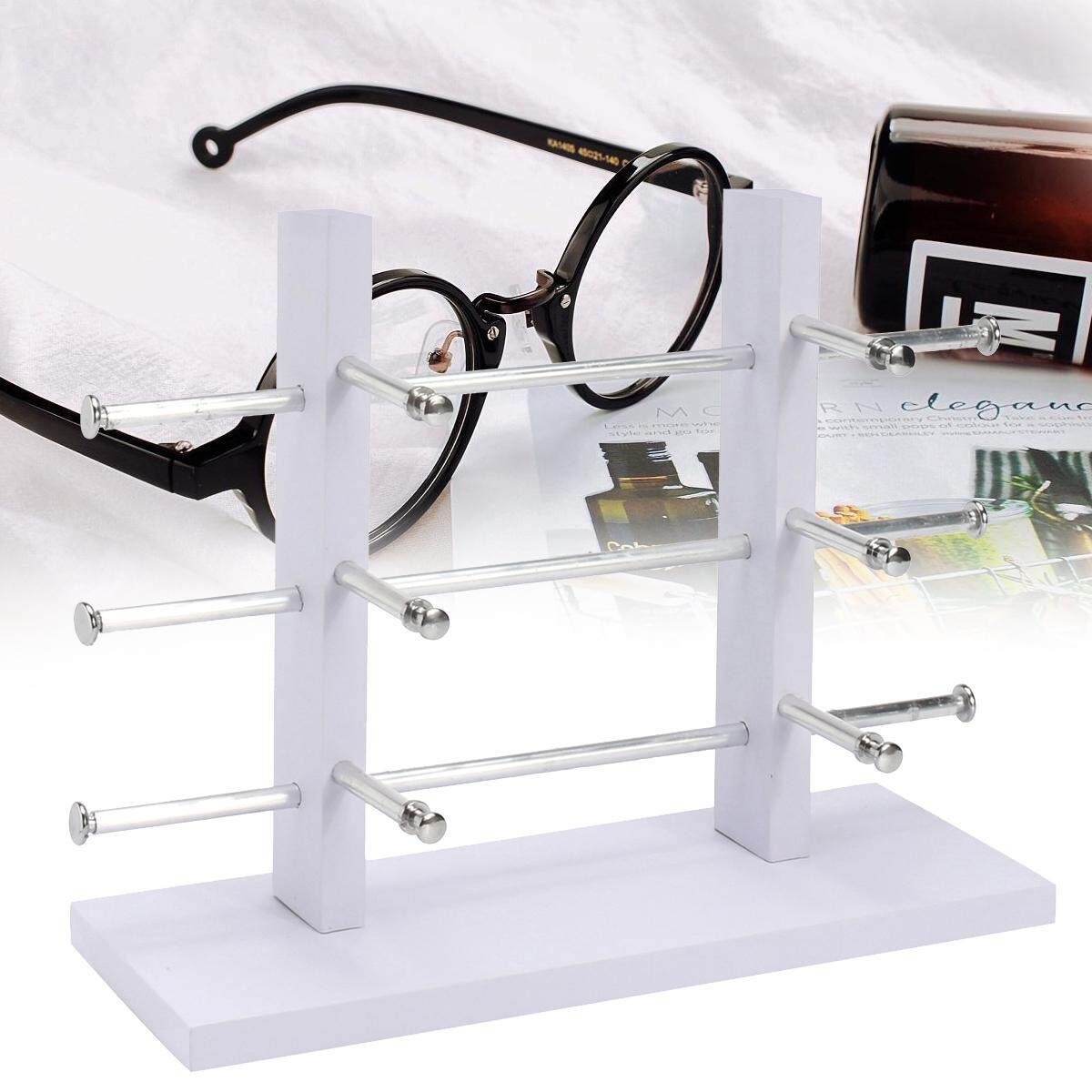 Layer White Vintage Sunglasses Glasses Rack Frame Display Stand Holder # 5 Layer 3 Layers