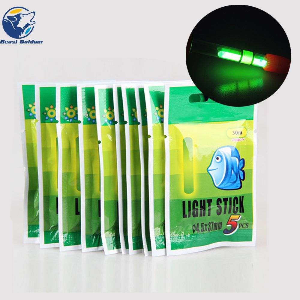 5/30/60/120 Piece Fishing Light Sticks Luminous Float Glow