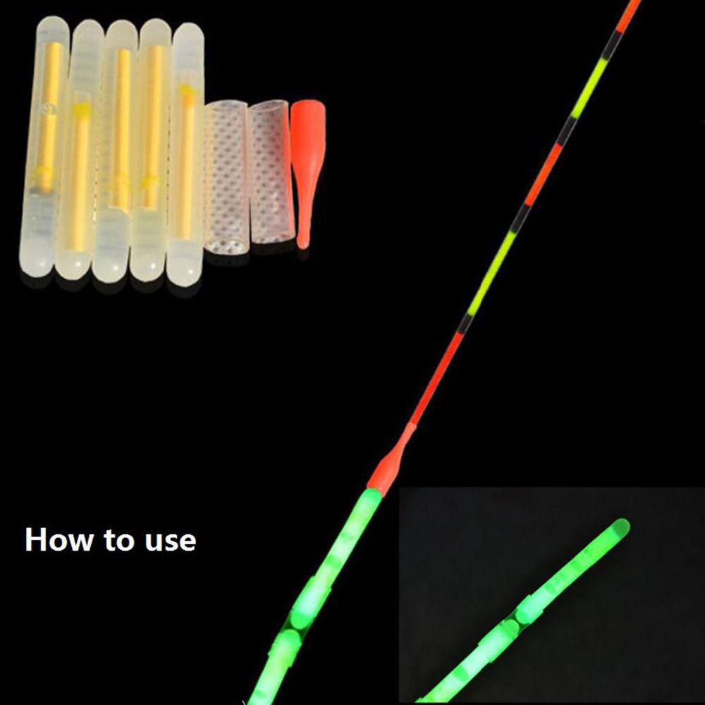 5/30/60/120 Piece Fishing Light Sticks Luminous Float Glow