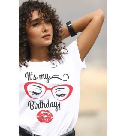 its my Birthday T-shirt - White