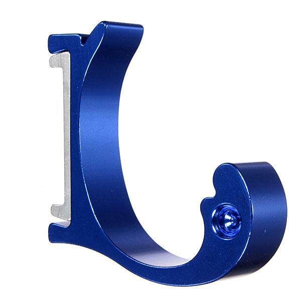 Multifunction Single Double Robe Hat Coat Door Bath Balcony Aluminum Hanger Hook Blue