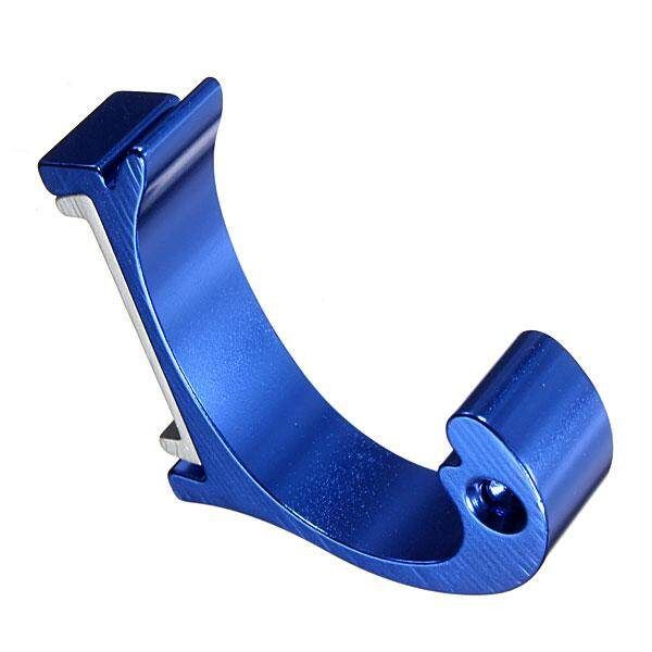 Multifunction Single Double Robe Hat Coat Door Bath Balcony Aluminum Hanger Hook Blue