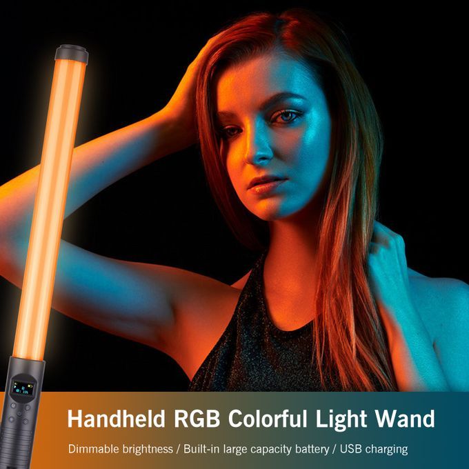 20W Handheld RGB Colorful Light Wand LED Photography Light