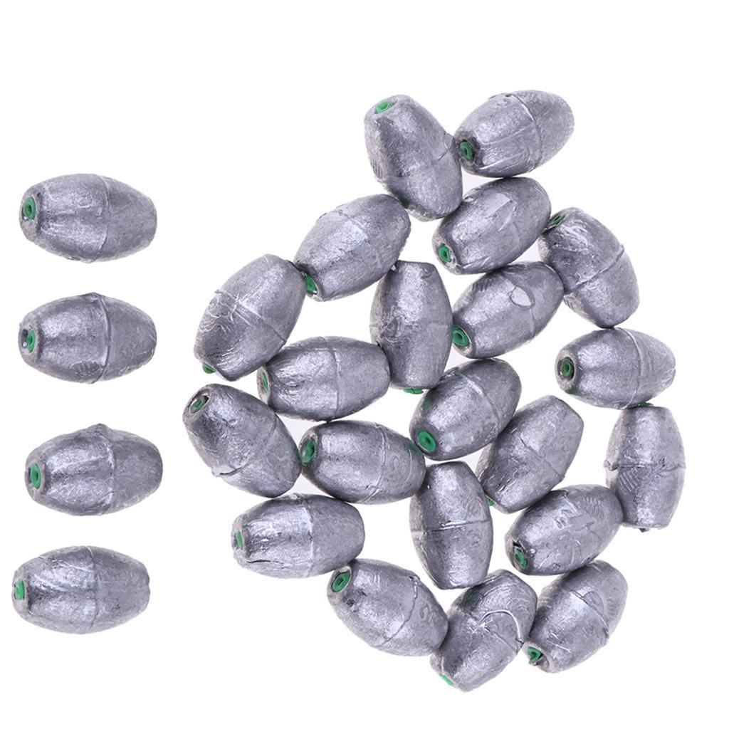 25pcs Lead  Sinker Weight,  Hook Connector Accessories
