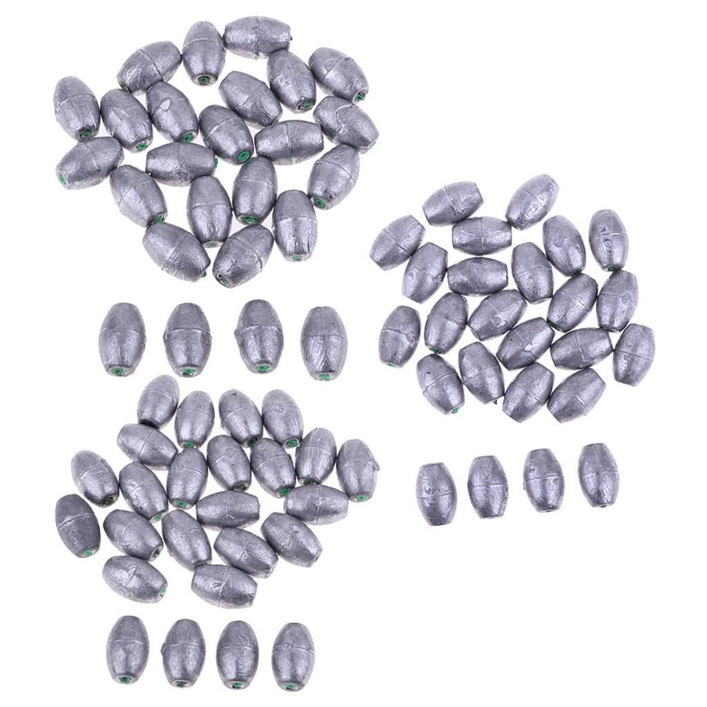 25pcs Lead  Sinker Weight,  Hook Connector Accessories