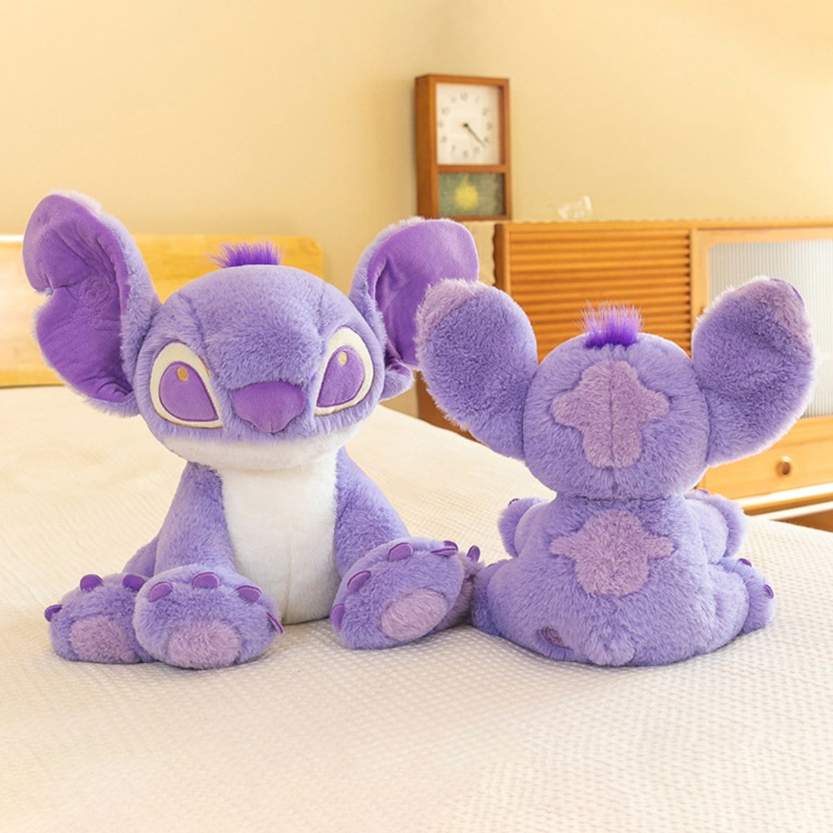 2535cm Stitch Plush Toy Cartoon Purple Stitch Plushie Purple