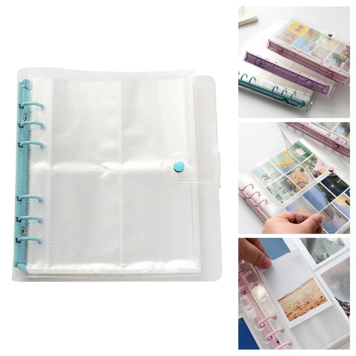 Pages Transparent Portable Photo Printer Blue