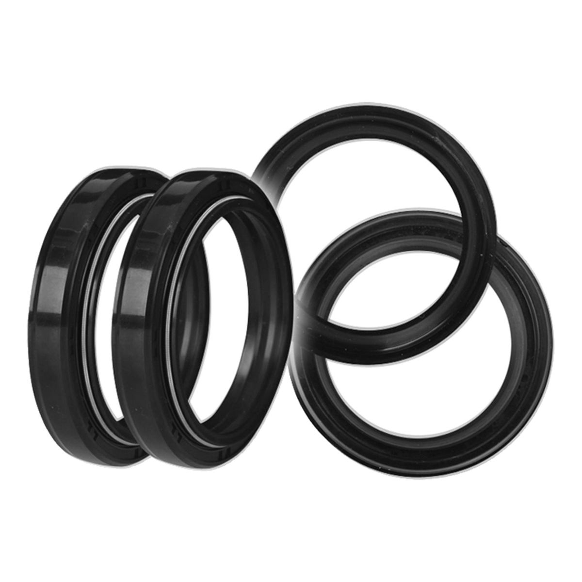 Front Fork Damper Oil Seal And Dust Seal Set Kit For 3XV R1 Kawasaki
