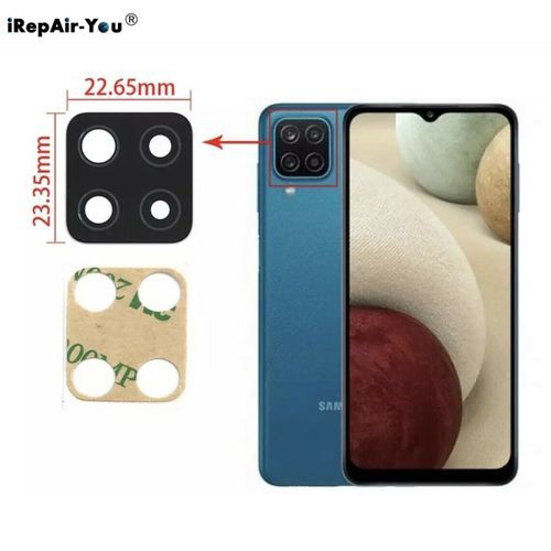 2pcs Back Camera Glass Lens For Samsung Galaxy A12