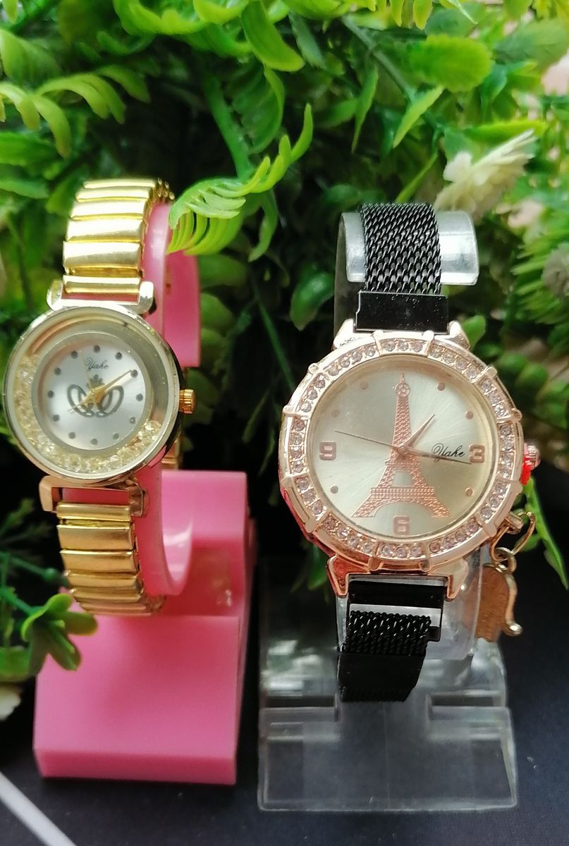 Luxury Women Female Ladies Wristwatch -two In One Set