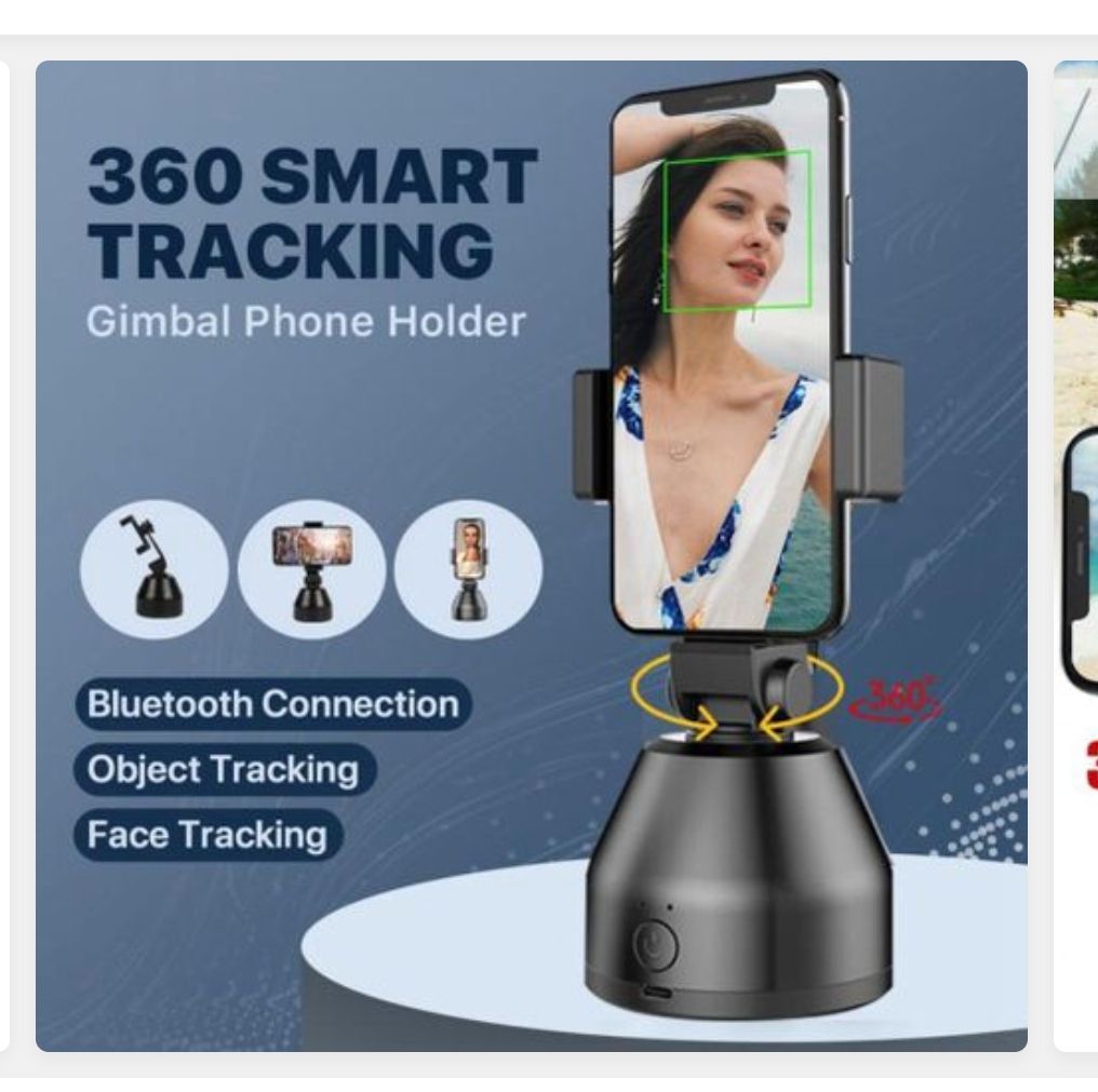 Smart Personal Robot-Cameraman 360 Object  Tracking Holder