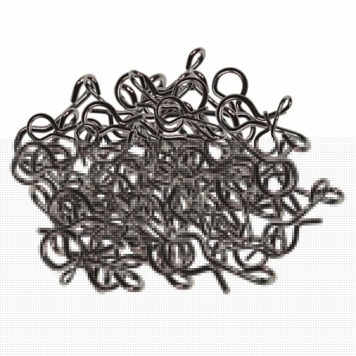250 Pieces Quick Change Snap Fly  Clips/Hook 5 Sizes For Hook