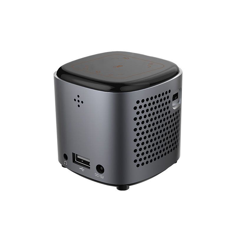 T6S Smart HD Mini Projector, Black