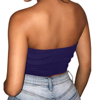 Strapless Camisole- Blue