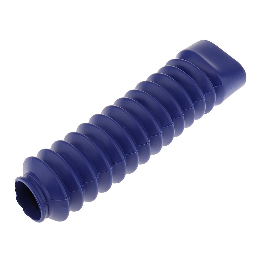 2PCs Motorcycle Front Fork Soft Rubber Boots Dust Cover 210x45x30mm -