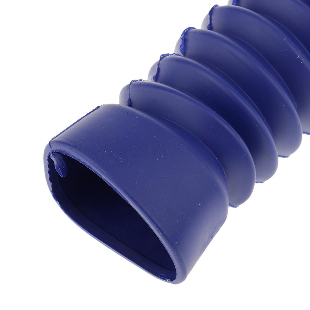 2PCs Motorcycle Front Fork Soft Rubber Boots Dust Cover 210x45x30mm -