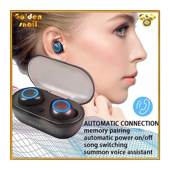 A9 Wireles Fingerprint Touch HIFI Bluetooth Headset Earphone