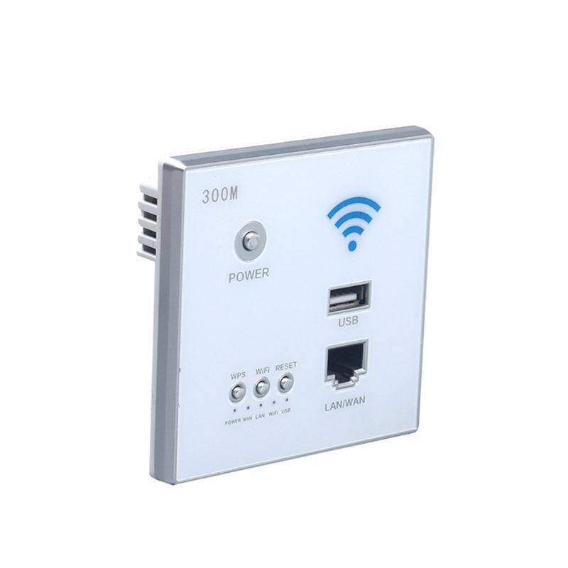 300Mbps 220V Smart Wireless WIFI Repeater Extender Wall