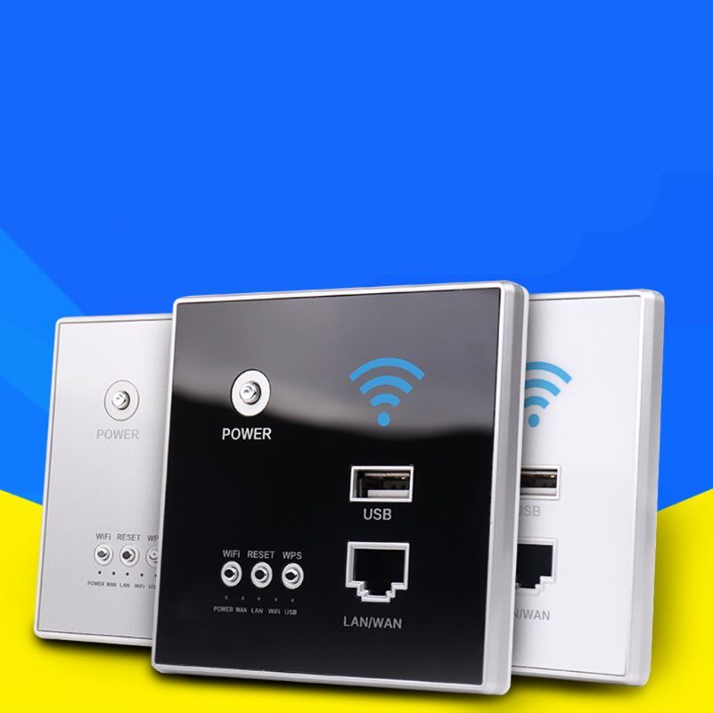 300Mbps 220V Smart Wireless WIFI Repeater Extender Wall