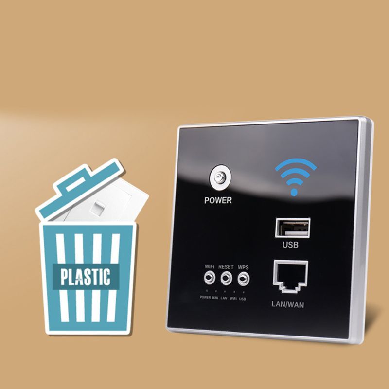 300Mbps 220V Smart Wireless WIFI Repeater Extender Wall