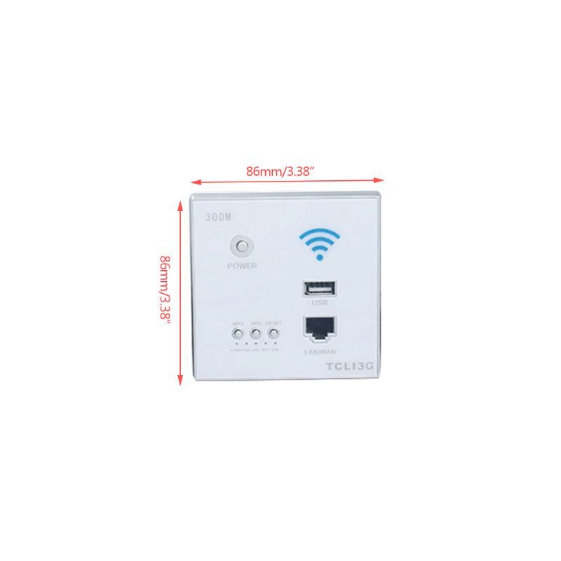 300Mbps 220V Smart Wireless WIFI Repeater Extender Wall