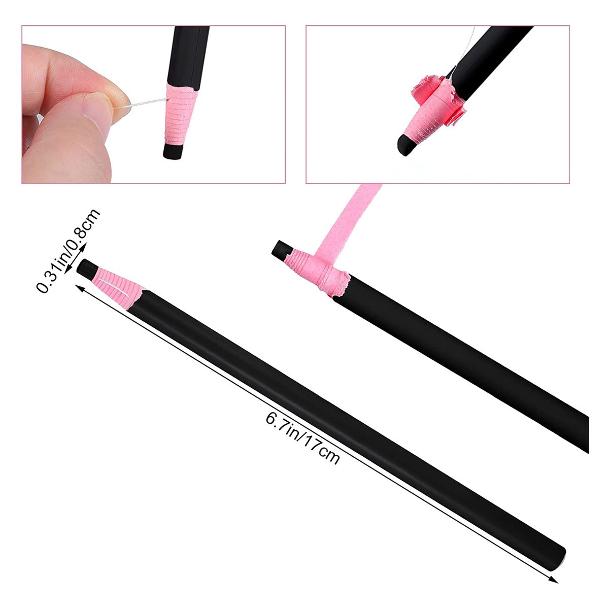 36 Pcs Off China Markers Grease Pencils for Glass Mechanical Wax Pencil Marking Crayons Black