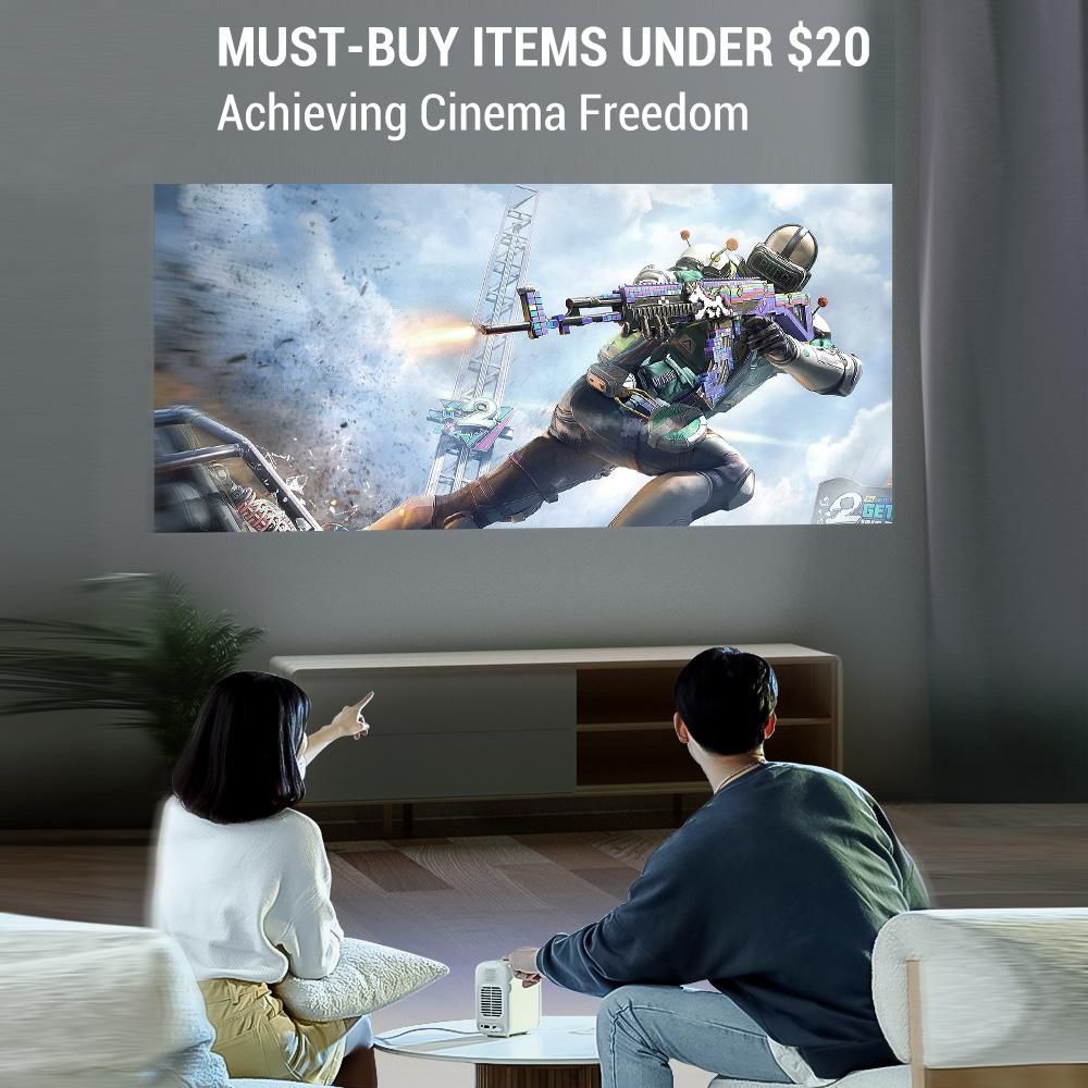 ZEEMR MINI Projector M1 Home Theater Conference Bedroom Super HD Portable Projector Mobile Office 720P
