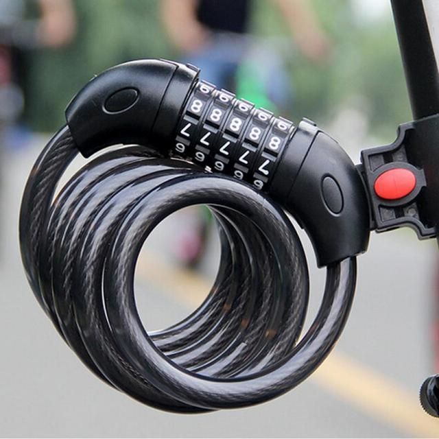 Bike Lock 5 Digit Code Combination Bicycle Security Lock