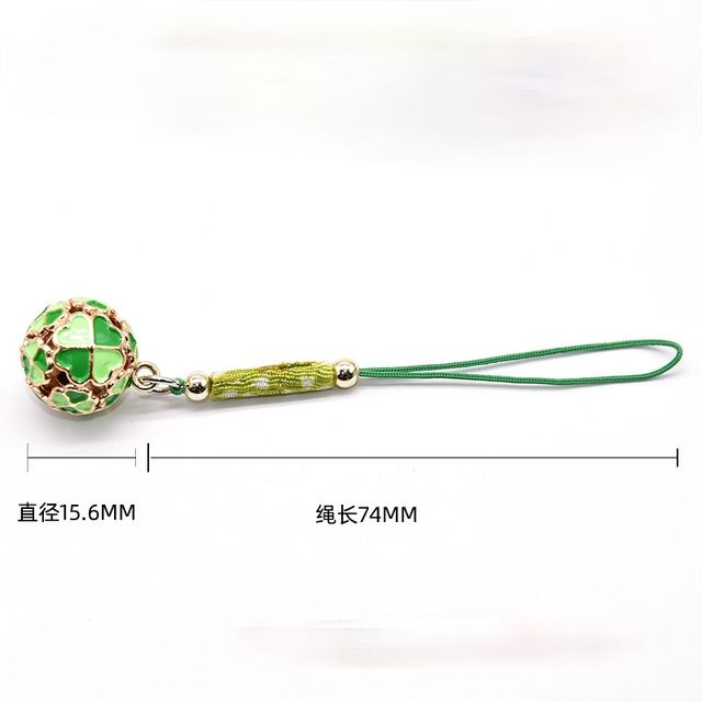 Lucky Four-Leaf Clover Mobile Phone Rope Pendant Hollow