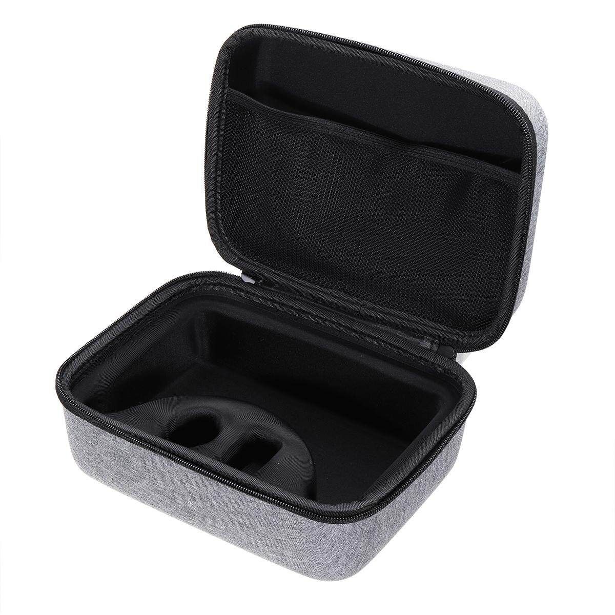 Portable Hard EVA Case Carry Storage Box + 2x Connector For Oculus Go VR Headset Grey