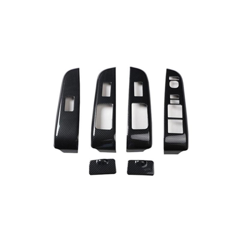6Pcs/set For Toyota Camry 2012-2016 Refit Car Inner Door Armrest Window Lift Switch Panel Trim Frame Cover Car Styling
